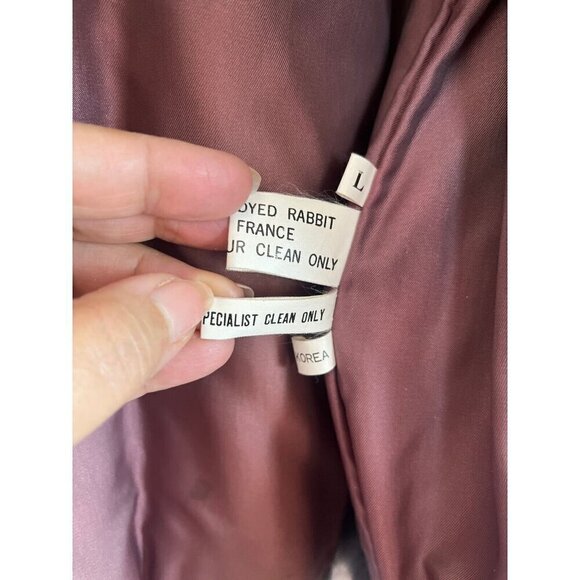 Vintage Switzer's Fur Coat Women's L Rabbit Old Money Luxury Formal Penny Lane - Picture 3 of 12